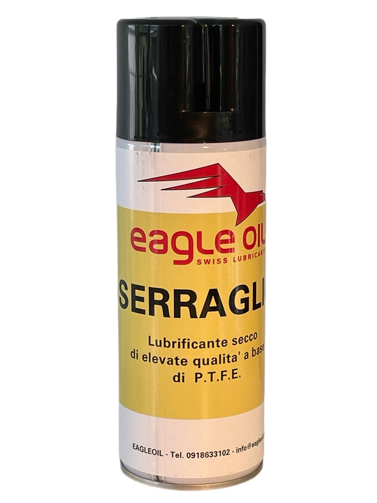 SERRAGLIO lubrificante secco al PTFE - 400 ml