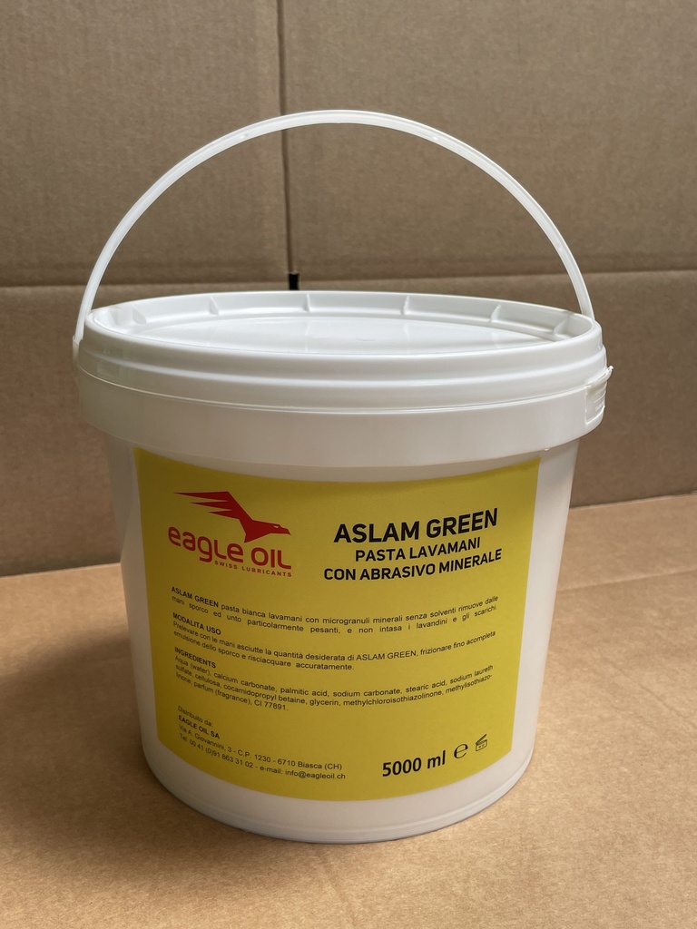 ASLAM GREEN pasta lavamani - secchio 5 lt. 