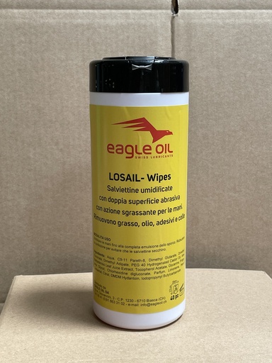 [3046-1] LOSAIL salviette umidificate - barattolo 40 pz.